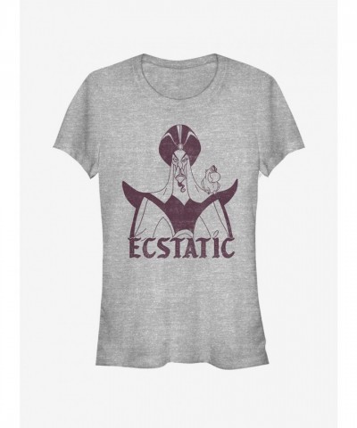 Disney Aladdin Jafar Ecstatic Tee for Girls - Grey