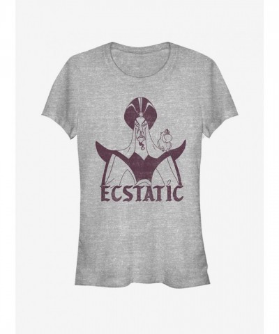 Disney Aladdin Jafar Ecstatic Tee for Girls - Grey