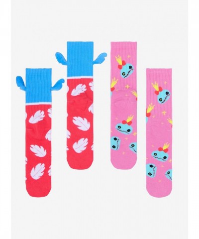 Disney Lilo & Stitch Cozy Crew Socks Set - Scrump & Stitch Design