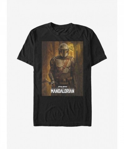 Mandalorian Star Wars T-Shirt for Men - Black