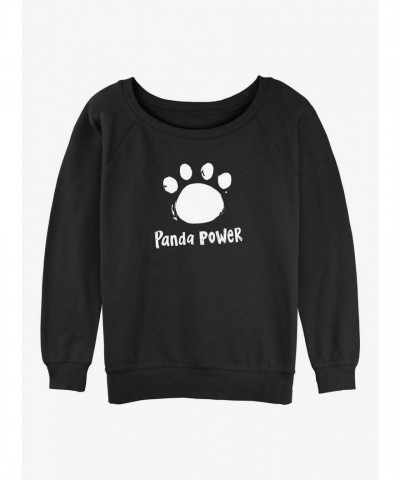 Disney's Turning Red Slouchy Sweatshirt for Girls - Black