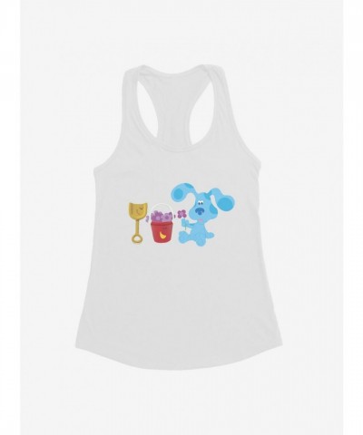 Blue's Clues Floral Picking Shovel & Pail Girls Tank Top