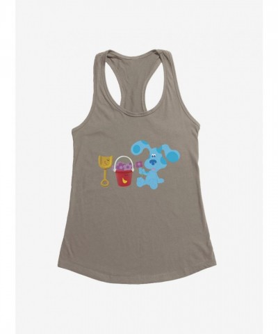 Blue's Clues Floral Picking Shovel & Pail Girls Tank Top