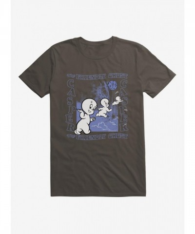 Casper Friendly Ghost Let's Fly Men's Lightweight Cotton T-Shirt