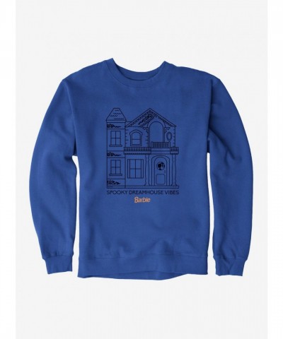 Barbie Halloween Spooky Dreamhouse Sweatshirt - Blue Men's Size