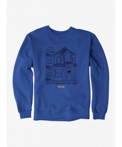 Barbie Halloween Spooky Dreamhouse Sweatshirt - Blue Men's Size