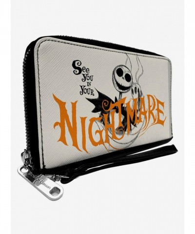 The Nightmare Before Christmas Jack Zip-Around Wallet - Vegan Leather Essentials