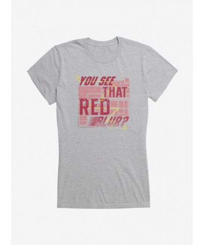 The Flash Red Blur Graphic Tee for Girls