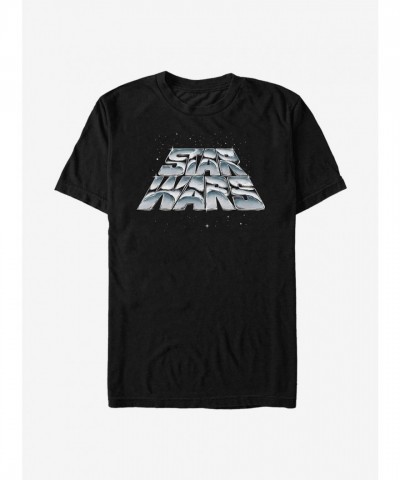 Star Wars Shiny Chrome Logo Unisex T-Shirt