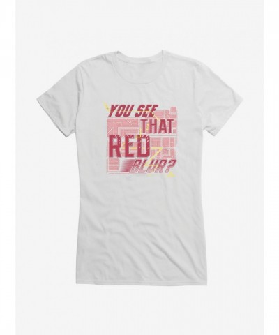 The Flash Red Blur Graphic Tee for Girls