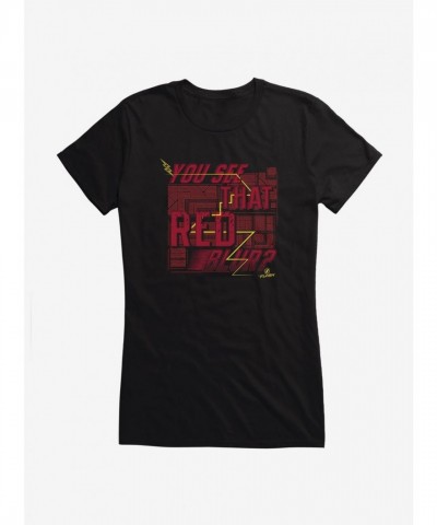 The Flash Red Blur Graphic Tee for Girls