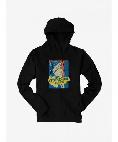 A Christmas Story Triple Dog Dare You Men's Cotton Hoodie