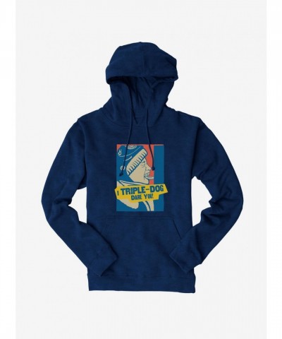 A Christmas Story Triple Dog Dare You Men's Cotton Hoodie