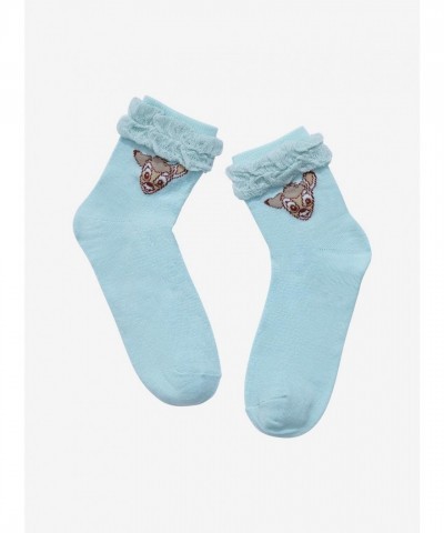 Disney Bambi Adorable Ruffle Ankle Socks for Kids