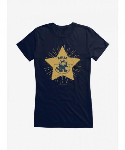 Felix Cat Star Logo Junior Girls T-Shirt