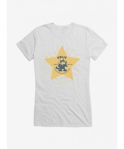 Felix Cat Star Logo Junior Girls T-Shirt