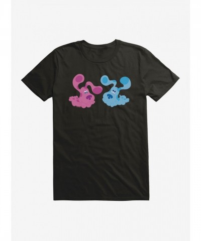 Blue's Clues Magenta and Blue Playful T-Shirt for Men