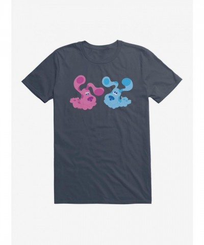 Blue's Clues Magenta and Blue Playful T-Shirt for Men