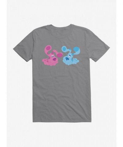 Blue's Clues Magenta and Blue Playful T-Shirt for Men