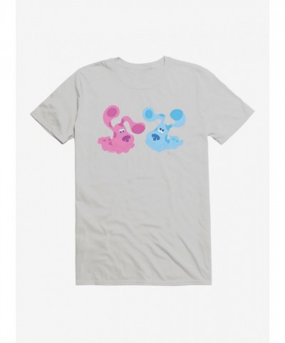 Blue's Clues Magenta and Blue Playful T-Shirt for Men