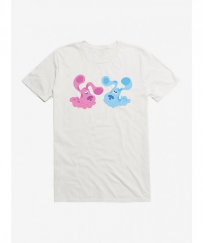 Blue's Clues Magenta and Blue Playful T-Shirt for Men
