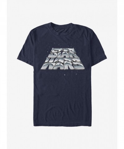 Star Wars Shiny Chrome Logo Unisex T-Shirt