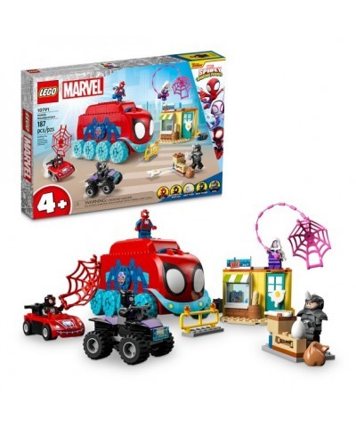 LEGO Spidey and Amazing Friends Mobile Headquarters 10791 - Action on Wheels