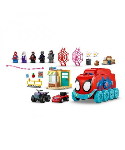 LEGO Spidey and Amazing Friends Mobile Headquarters 10791 - Action on Wheels
