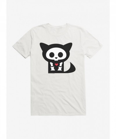 Skelanimals The Cat T-Shirt for Men - White