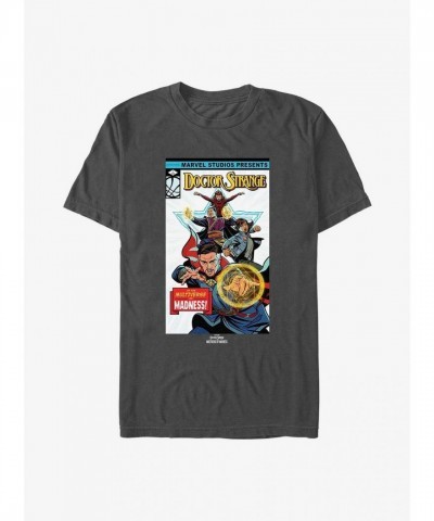 Marvel Multiverse Madness Doctor Strange T-Shirt - Grey Men's