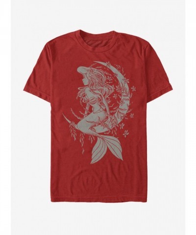Disney Little Mermaid T-Shirt for Men in Space Theme
