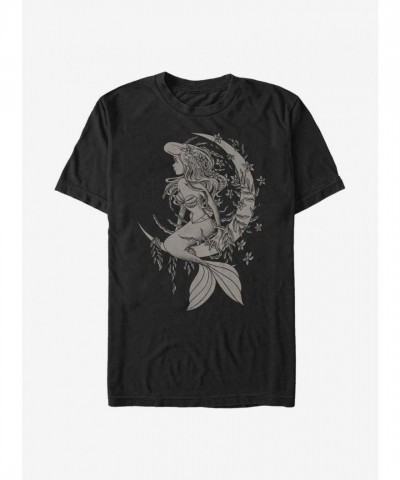 Disney Little Mermaid T-Shirt for Men in Space Theme