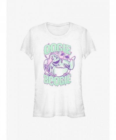 Disney Oogie Boogie Girls T-Shirt in White - Lightweight Cotton