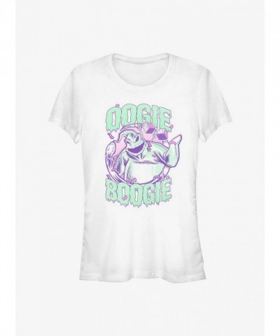 Disney Oogie Boogie Girls T-Shirt in White - Lightweight Cotton