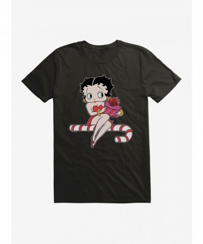 Betty Boop Candy Cane Unisex T-Shirt