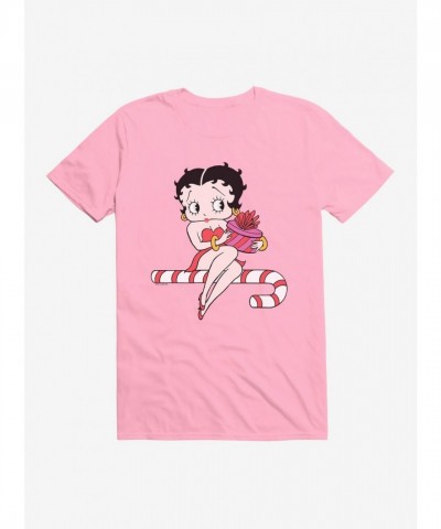 Betty Boop Candy Cane Unisex T-Shirt
