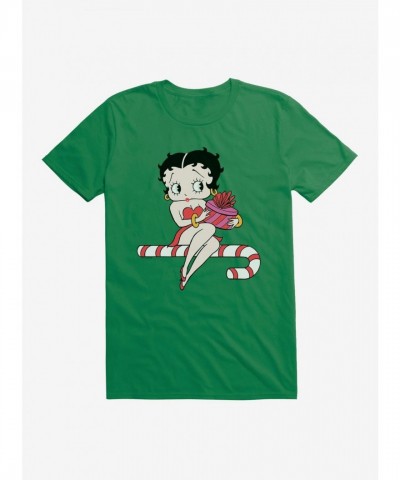Betty Boop Candy Cane Unisex T-Shirt