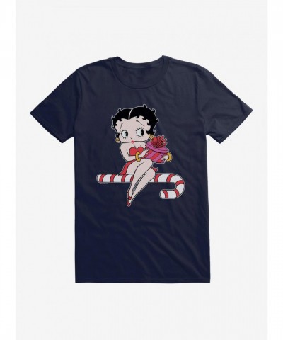 Betty Boop Candy Cane Unisex T-Shirt