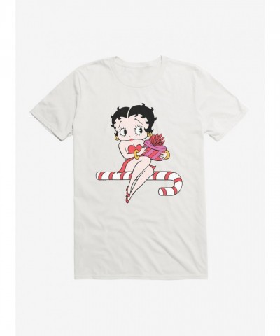 Betty Boop Candy Cane Unisex T-Shirt
