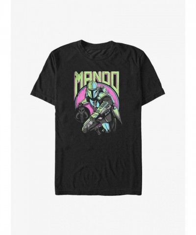 Mandalorian Big & Tall Graphic Tee - Black Men's Unisex
