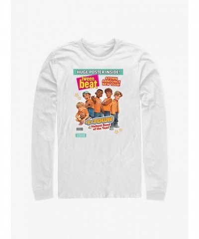 Disney Pixar Turning Red Tween Long Sleeve T-Shirt in White for Boys