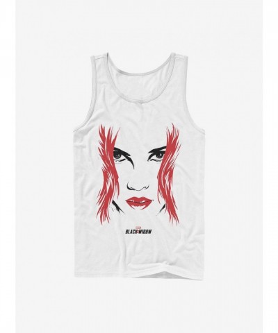 Marvel Women's Cotton Black Widow White Tank Top