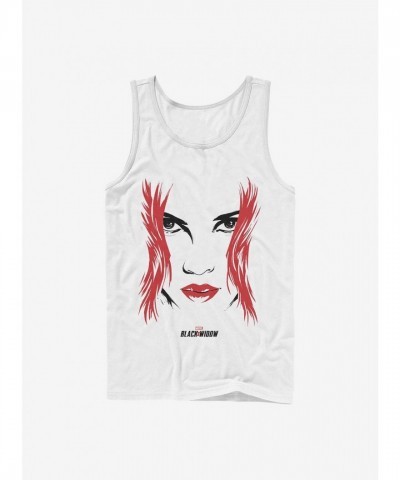 Marvel Women's Cotton Black Widow White Tank Top