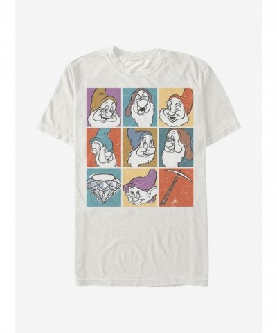Disney Snow White Boxers T-Shirt - Beige Men's Lightweight Cotton