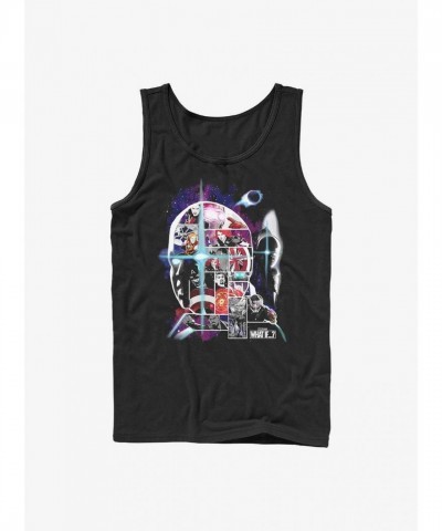 Marvel Universe Watcher Graphic Cotton Tank Top - Men's Black