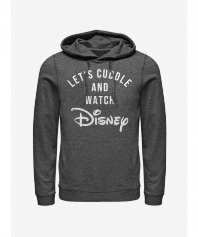 Disney Cuddles Grey Logo Hoodie for Men