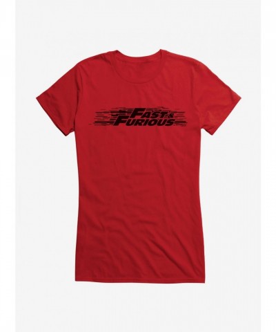 Fast & Furious Girls T-Shirt - Lightweight Script Stack Tee