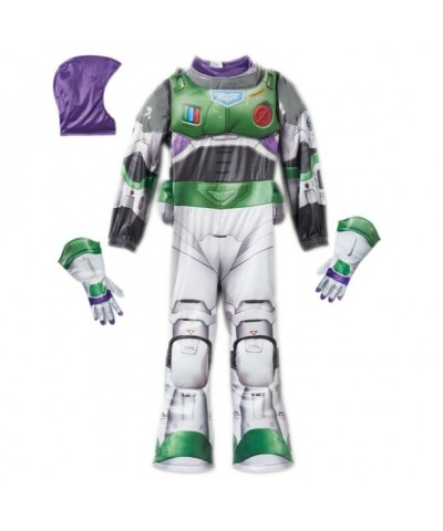 Buzz Lightyear Space Ranger Costume for Kids - Authentic Disney Outfit with Gauntlets