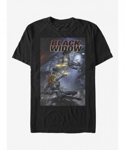 Marvel Black Widow Lightweight T-Shirt - Men's Black
