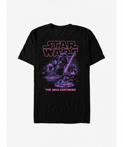 Star Wars Saga T-Shirt for Men - Lightweight Cotton Comfort